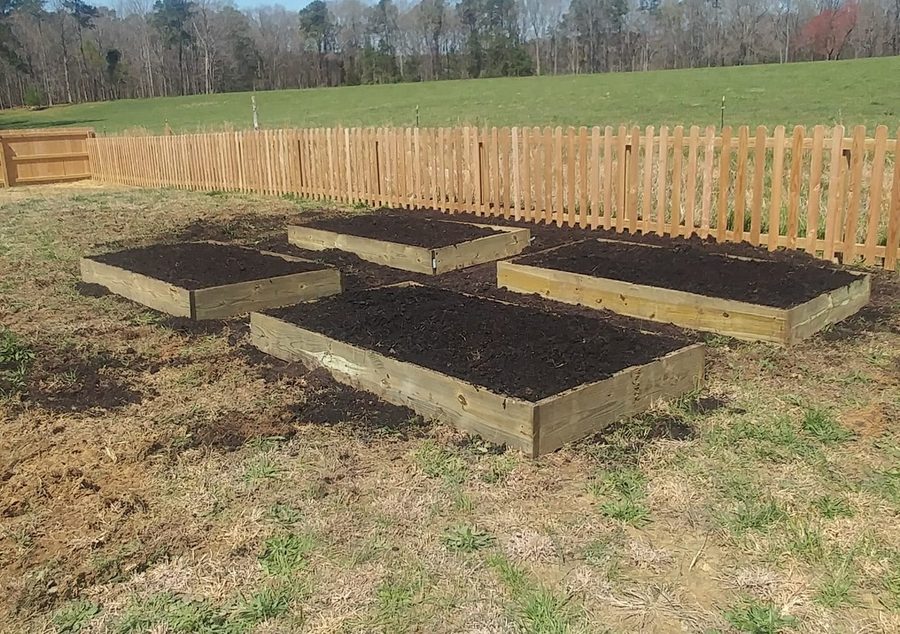 Flower bed installation